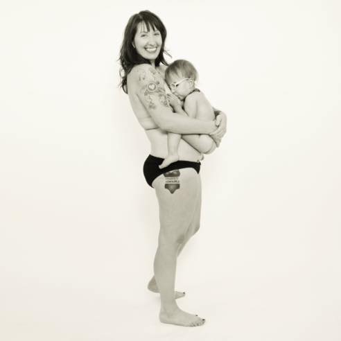 This one breaks all the rules (image credit: Ashlee D Wells, 4th Trimester Body Project)