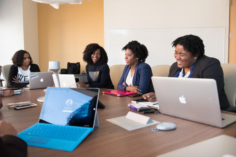 Black women led all women in the nation in the number of business startups and in revenue growth. Image: WOCinTech Chat.