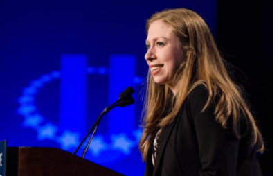 Chelsea Clinton is raising awareness of the need for basic sanitary products that women face worldwide... and here in the U.S. (Image Credit: Instagram/clintonfoundation)