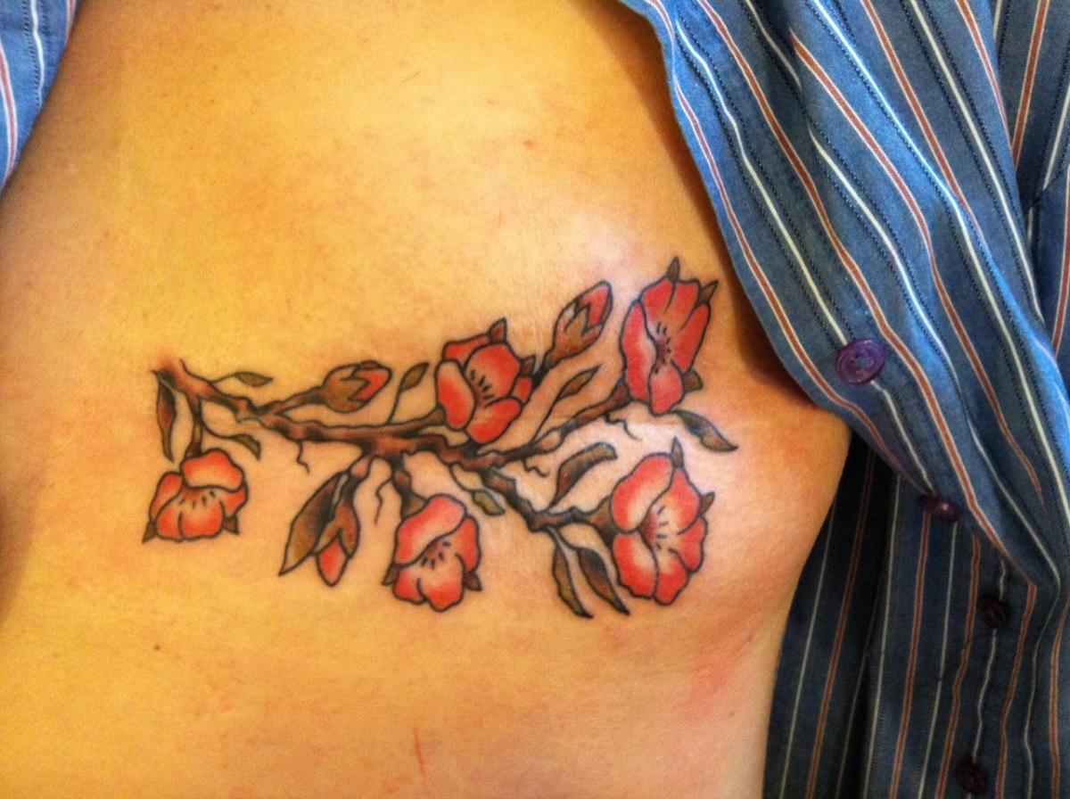 The writer's post-mastectomy tattoo (Credit: Gen 