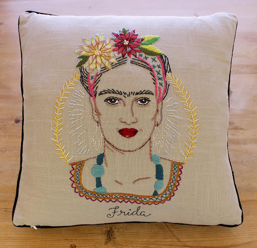 Frida Kahlo pillow project!