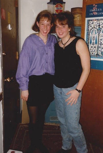 The author dressed up for Dartmouth Carnival, February 1992, one week before the date rape