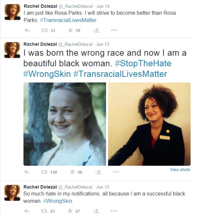 Rachel Dolezal twitter