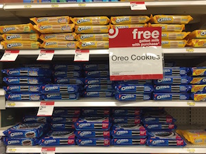 Four packages or Oreos? SURE.
