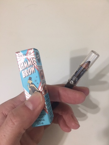Benefit Gimme Brow gel and Maybelline Brow Precise pencil