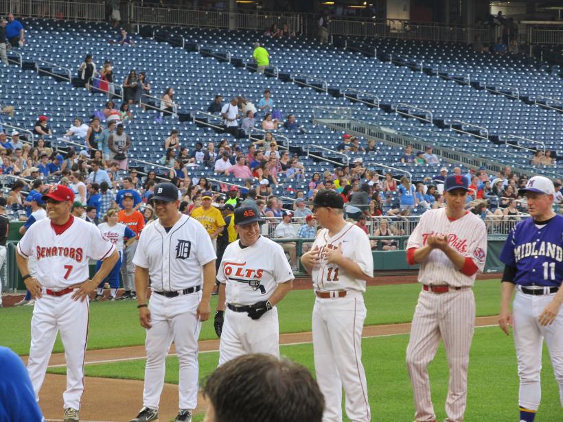 They were probably all thinking that winning the game would be good, but just playing outdoors with friends and colleagues on a summer morning was pretty damn fun in and of itself. And then someone opened fire. (Image Credit: Flickr/repmobrooks)