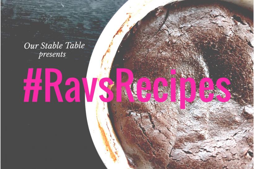 #RavsRecipe: Chocolate Molten Lava Cake WIth Cramy Almond Butter. God Bless America. 