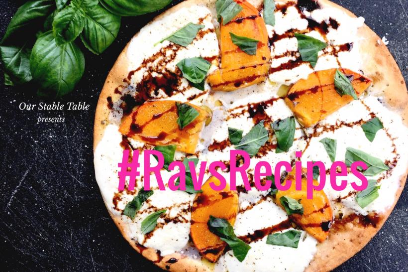 #RavsRecipes: Persimmon Burrata Flatbread #RavsRecipes: Persimmon Burrata Flatbread