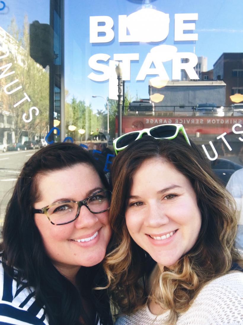 Bryn with our EIC, Joni Edelman. Bryn with our EIC, Joni Edelman.