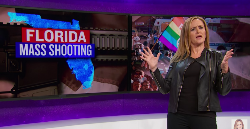 She doesn’t pull punches, she respects her audience's intelligence, and she’s funny as hell. Image: TBS. She doesn’t pull punches, she respects her audience's intelligence, and she’s funny as hell. Image: TBS.