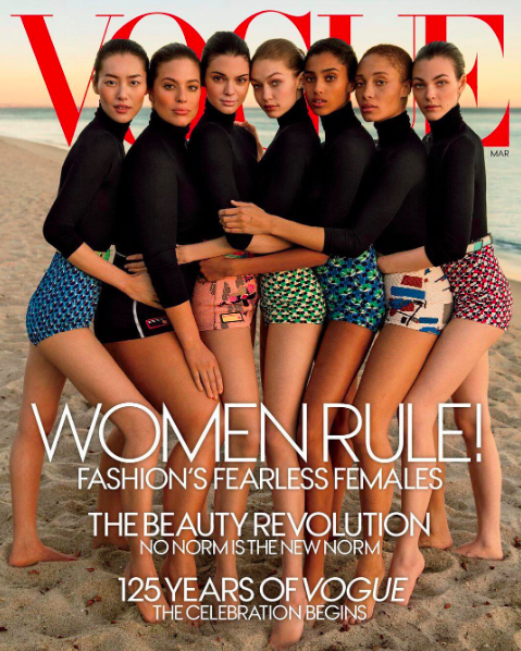 The March 2017 cover of Vogue. (Image via Instagram/ voguemagazine) The March 2017 cover of Vogue. (Image via Instagram/ voguemagazine)