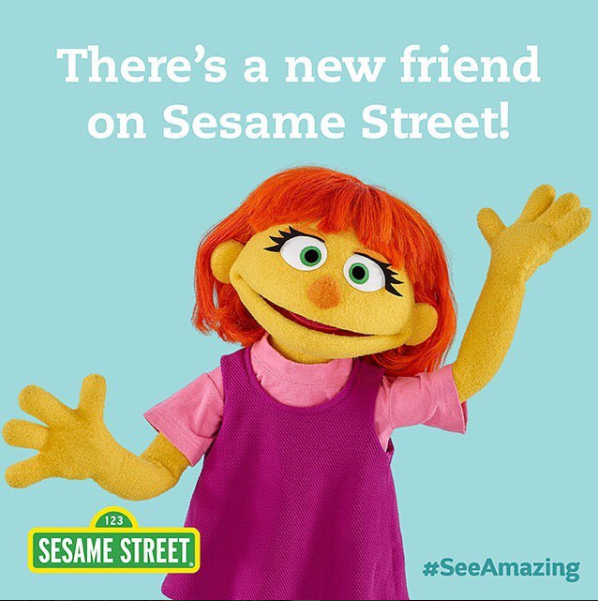 A new friend for a new generation of kids. (Image Credit: Instagram/@sesamestreet)