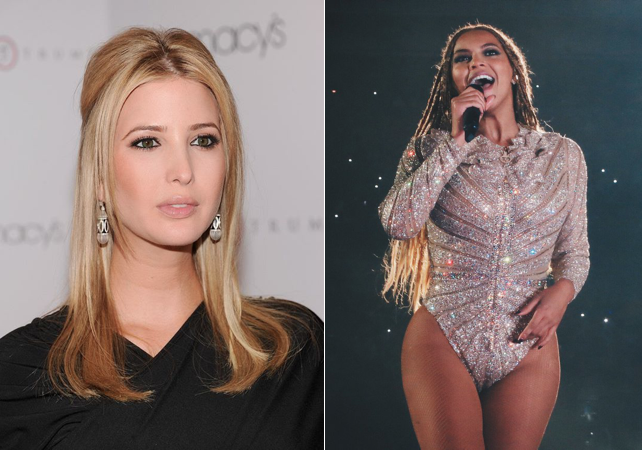Queen Bey or Ivanka - who won the week in feminism? (Image Credit: By Rocbeyonce via Wikimedia Commons; Flickr/Rich Girard) Queen Bey or Ivanka - who won the week in feminism? (Image Credit: By Rocbeyonce via Wikimedia Commons; Flickr/Rich Girard)