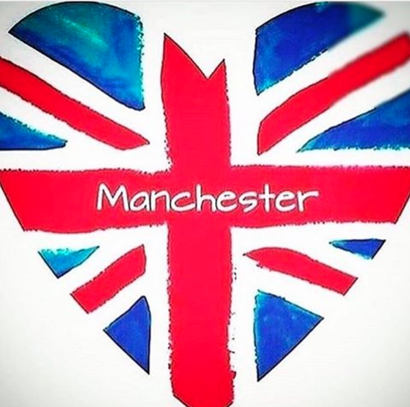"Right now, I’m simply heartbroken for the the dead and injured, for their families, for the people of Manchester, and for the performers and technicians creating the music last night." (Image Credit: Instagram/manchestertribute) "Right now, I’m simply heartbroken for the the dead and injured, for their families, for the people of Manchester, and for the performers and technicians creating the music last night." (Image Credit: Instagram/manchestertribute)