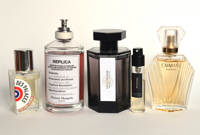 For makeup lovers, perfumes that replicate the scent of lipsticks, powders, and blushes may be the trend of the year. For makeup lovers, perfumes that replicate the scent of lipsticks, powders, and blushes may be the trend of the year.
