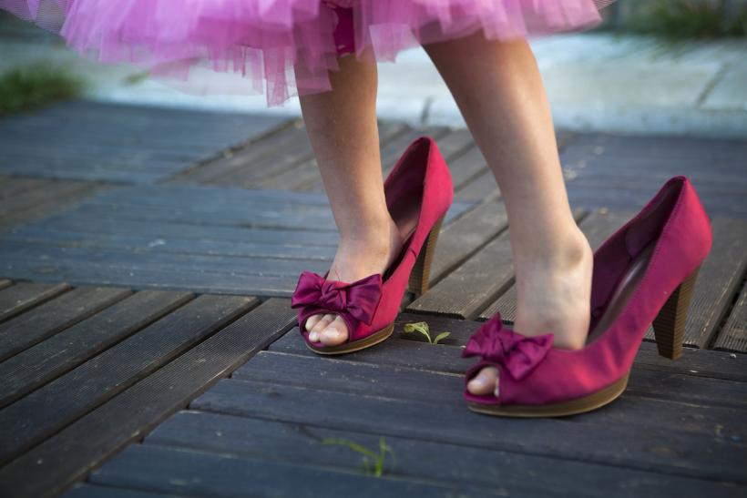And my youngest daughter likes sparkly shoes. She likes pretty things. Image: Thinkstock.