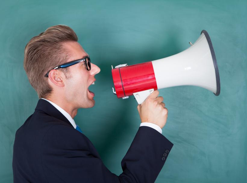 Sometimes it's good to speak (loudly) your mind. Sometimes it's good to speak (loudly) your mind.