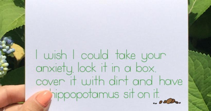These insightful, funny, and heartfelt cards are an important step in destigmatizing mental health issues. Image: Hope Street Cards. These insightful, funny, and heartfelt cards are an important step in destigmatizing mental health issues. Image: Hope Street Cards.