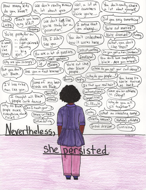 Raven Matthews worked to overcome multiple obstacles, her life an embodiment of "Nevertheless, she persisted." (Image Credit: Courtney Privett)