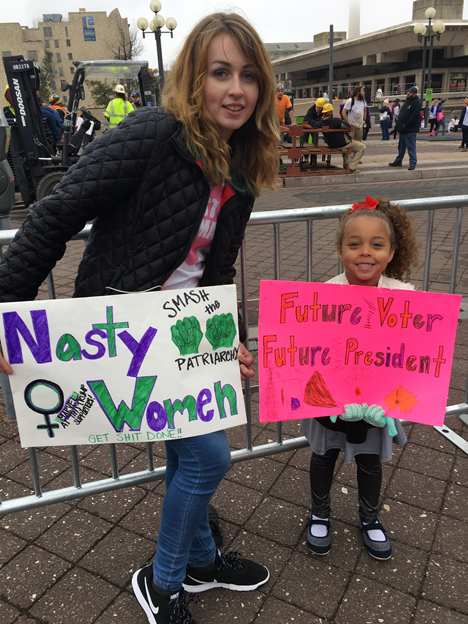 The Women's March was an incredible hands-on learning experience.