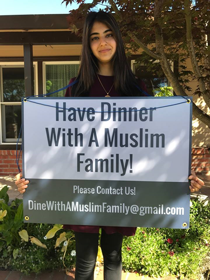 Yusra Rafeeqi wants to invite you for dinner through "Dine With A Muslim Family."