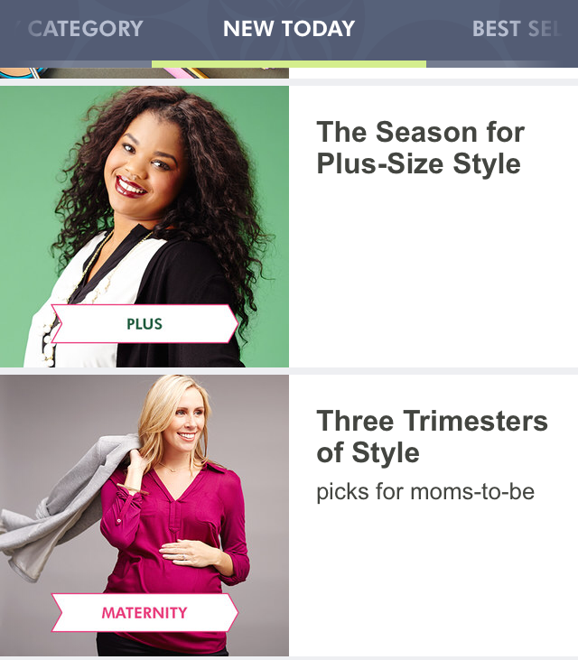 The Season For Plus-Size image: screenshot Zulily.com