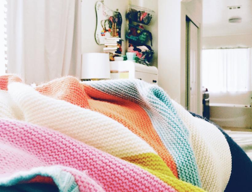 The view from bed. The view from bed.