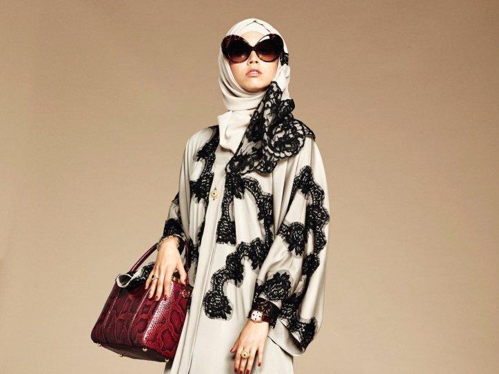 From the Dolce & Gabbana hijab and abaya collection