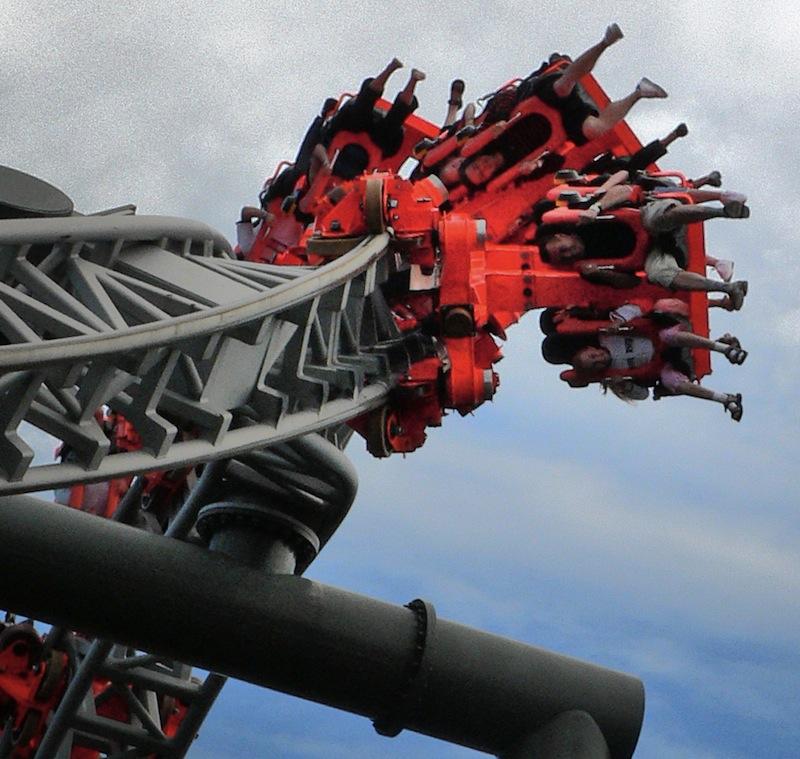 Girl Has Orgasim On Roller Coaster