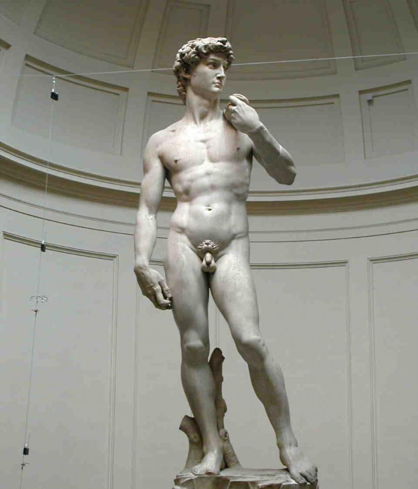 Statue of David. Image: Michelangelo