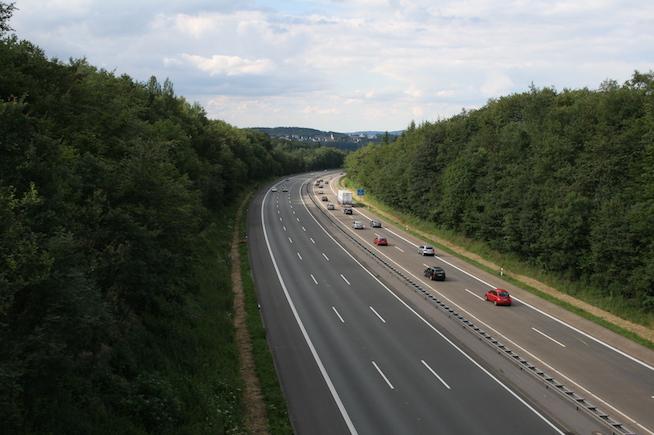 The Autobahn, where the speed limit is just a suggestion.