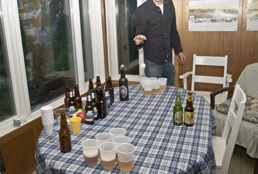 Drinking a ton makes it harder for sperm to hit their target . . . Credit: Wikipedia Commons Drinking a ton makes it harder for sperm to hit their target . . . Credit: Wikipedia Commons