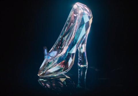 original cinderella glass slipper