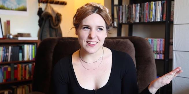 Photo from the Daily Dot. Awesome milkmaid braids from Veronica.