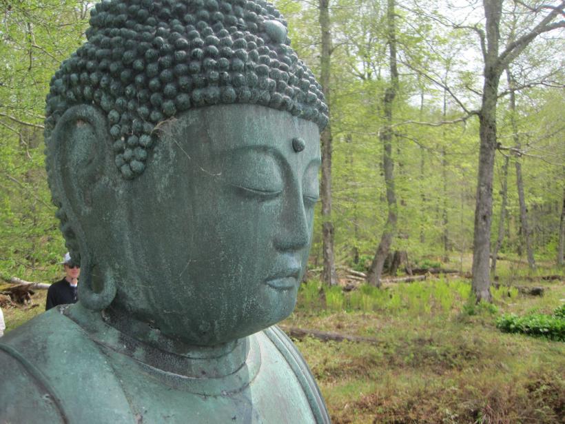 Statue at the Zen Buddhist Monastery, Upstate, NY