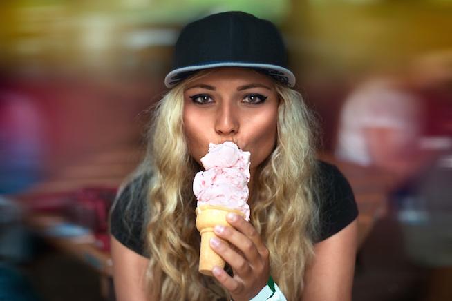 Eat the ice cream and don't look back! Eat the ice cream and don't look back!