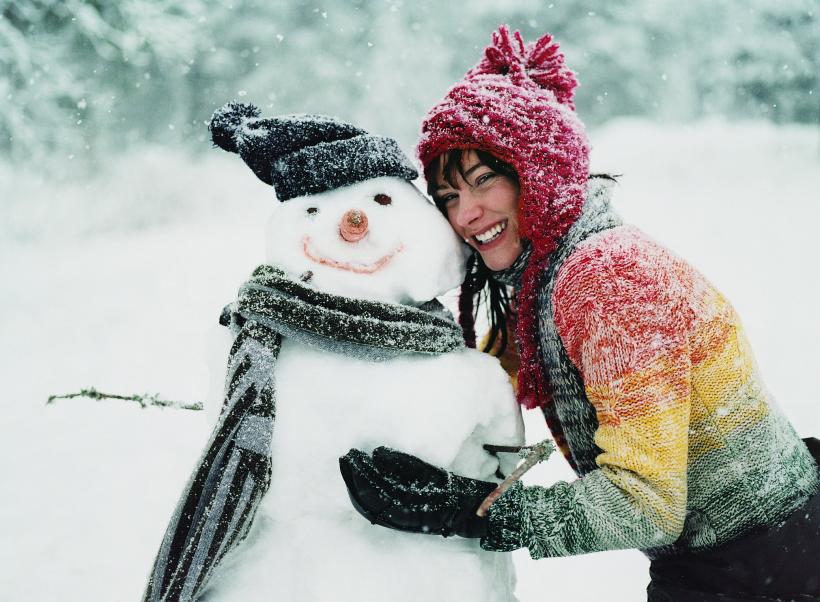 In this family, those figures traditionally made of three snowballs stacked atop each other — they’re called snowpeople. In this family, those figures traditionally made of three snowballs stacked atop each other — they’re called snowpeople.