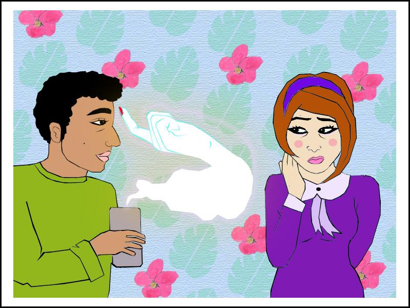 Is sexting cheating? (Artwork: Tess Emily Rodriguez) Is sexting cheating? (Artwork: Tess Emily Rodriguez)