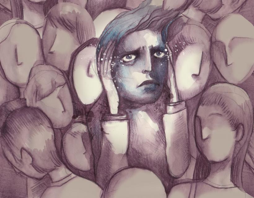 Non-binary invisibility affects mental health. Non-binary invisibility affects mental health.