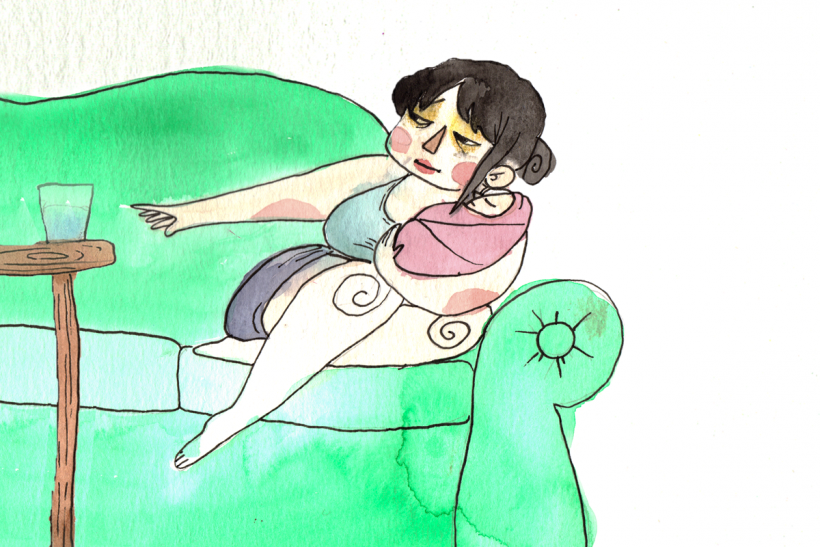 Postpartum Self-Care (image credit: Mariah Aro Sharp @mightymooseart) Postpartum Self-Care (image credit: Mariah Aro Sharp @mightymooseart)