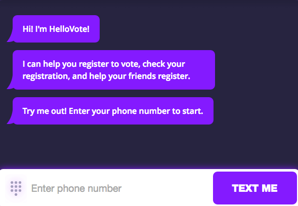 Voter registration for the 21st century. Voter registration for the 21st century.
