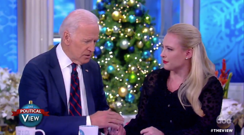 Joe Biden and Meghan McCain on The View