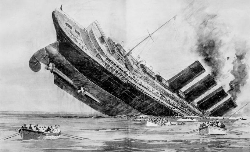 image credit: Norman Wilkinson - The Illustrated London News, May 15, 1915. P. 631. image credit: Norman Wilkinson - The Illustrated London News, May 15, 1915. P. 631.