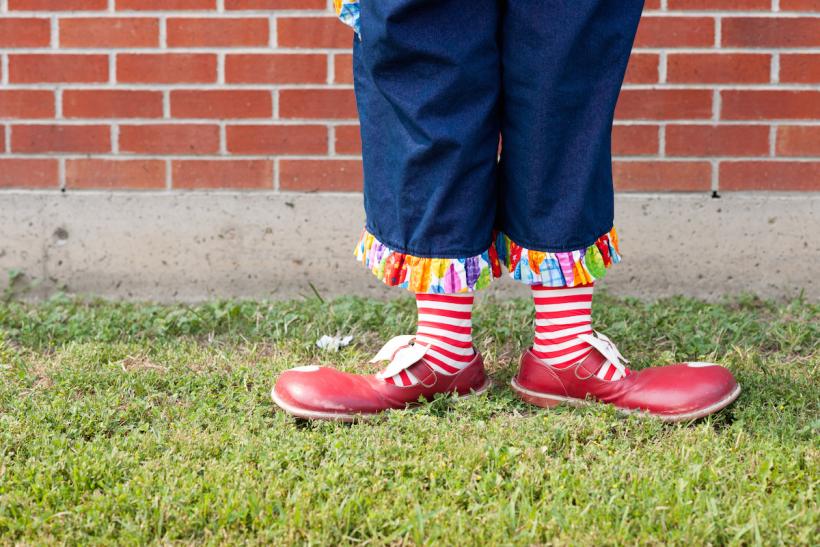 The least threatening clown image that stock photos had to offer. The least threatening clown image that stock photos had to offer.