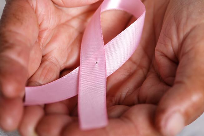 Cut it out with the pink ribbons. Cut it out with the pink ribbons.