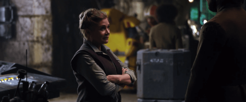 General Leia Organa. Image Still from Star Wars Episode VII: The Force Awakens General Leia Organa. Image Still from Star Wars Episode VII: The Force Awakens