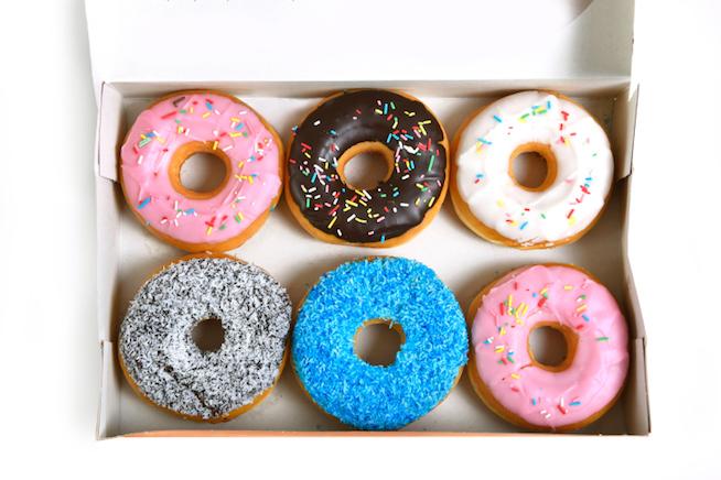 Donuts. Tempting. Donuts. Tempting.