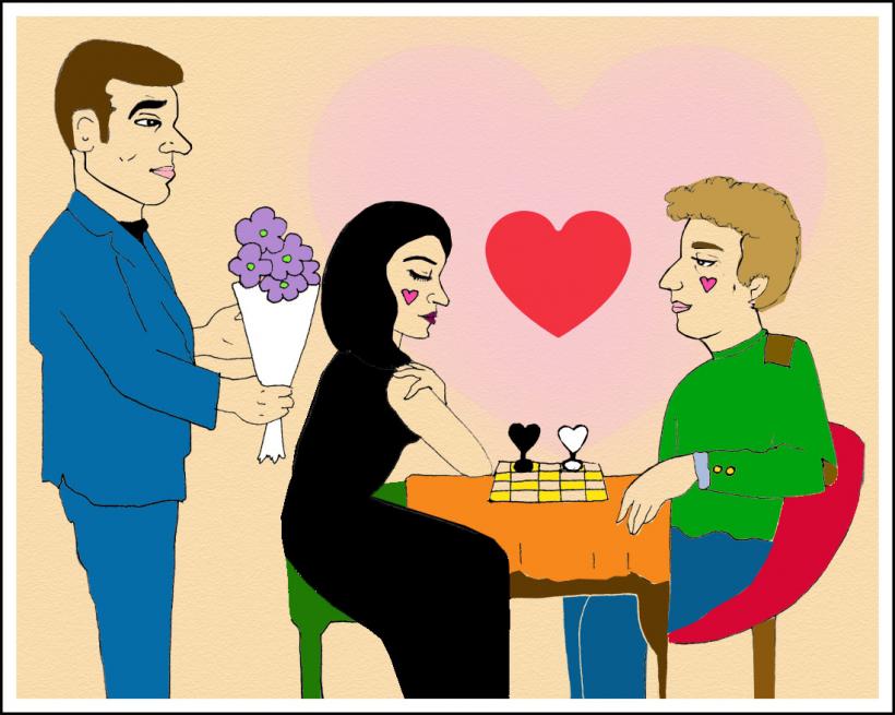 Am I an emotional cheater? (Artwork: Tess Emily Rodriguez) Am I an emotional cheater? (Artwork: Tess Emily Rodriguez)