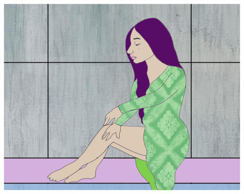 Grieving the loss of a baby is a process, and I am unsure if we ever complete that process. But I do think we can get to a place of acceptance. (artwork: Tess Emily Rodriguez) Grieving the loss of a baby is a process, and I am unsure if we ever complete that process. But I do think we can get to a place of acceptance. (artwork: Tess Emily Rodriguez)