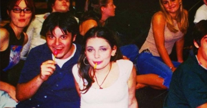 Zara in high school. Zara in high school.